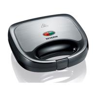 Severin SA 2969 Piastra per panini antiaderente 600W Nero/Acciaio inox