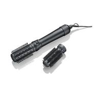 SEVERIN WL 0241 - Spazzola ad aria calda, con innovativo giunto girevole a 360°, rivestimento ceramico-cheratina per capelli sani e lucidi, 1000 W, nero opaco, WL 0241