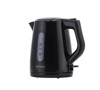 SEVERIN WK 3410 Bollitore Elettrico 2200 W di alta qualità con sistema Central Cordless, Teiera elettrica con filtro anticalcare e capacità di 1 litro, Bollitore per acqua, Nero
