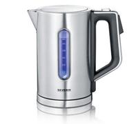 Severin WK 3418 bollitore elettrico 1,7 L 3000 W Nero, Acciaio inossidabile