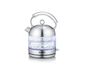 SEVERIN WK3454 BOLLITORE RETRO' 2400 WATT CAPACITA' 1.7 LT IN VETRO