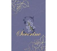 Séverine Journal: Monogram S Personalized Floral Notebook for Women Decorative Purple and Gold Monogram Journal, Cute Aesthetic Notebook, Personalized Diary and Birthday Gift for Women Named Séverine