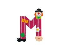 Sevi 81749 - Lettera M Clown, Colori assortiti