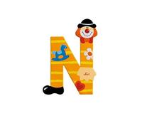 Sevi 81750 - Lettera N Clown, Colori Assortiti