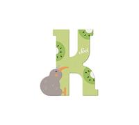 Sevi 83011 Lettera K Kiwi multicolore, ca. 10 x 7,5 cm