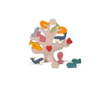 Sevi Balance Corallo (20 pz) Giocattolo in legno educativo per bambini 26x 26,5x2cm taglia Nature Sealove | modello 83145