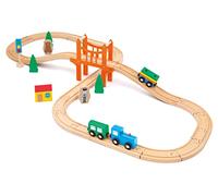 Sevi Pista per trenino 39 pz Wood Ecosmart Multicolor