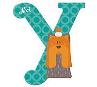Sevi Trudi, Lettere Alfabeto, 10 cm (Lettera Y)