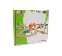 SEVI WOOD ECO SMART PISTA PER TRENINO GIOCHERIA 80 PEZZI 36 MESI + TRUDI