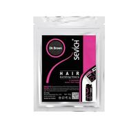 Sevich Fibre dei Capelli, Costruzione dei Capelli,fibre originali di ricarica, Fibre cheratiniche naturali-100g Marrone scuro