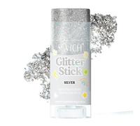 SEVICH Glitter Stick Argento per viso, corpo e capelli, adatto alla pelle, resistente all'acqua, senza colla, facile da applicare e rimuovere, per feste, festival e trucco, 16 g