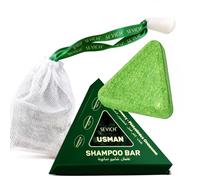 Sevich Nature Triangle Shampoo Bar con rete di schiuma, sapone triangolare naturale, triplice efficace, complesso di olio vegetale, per capelli resistenti, adatto per tutti i tipi di capelli