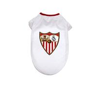 Sevilla CF - Maglietta per cani o gatti, 7 taglie disponibili, divisa della squadra, taglia S, alta qualità, prodotto ufficiale (CyP Brands)