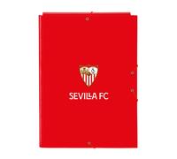 Sevilla FC - Folio Folder with 3 Flaps, Ideal for Children of Different Ages, Co