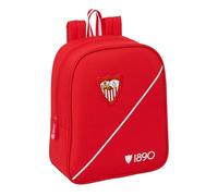 SEVILLA FC - Zaino per bambini, zaino per la scuola, adattabile al carrello, ideale per l'asilo, comodo e versatile, qualità e resistenza, 22 x 10 x 27 cm