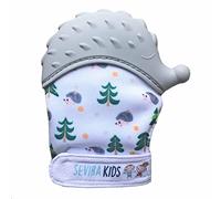 SEVIRA KIDS - Guanto per dentizione in silicone alimentare, riccio