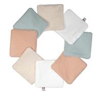 Sevira Kids - Salviette per bambini lavabili in lino, 8 pezzi Made in France