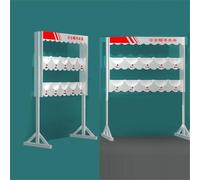 SEVOLY Supporto da Pavimento per elmetto di Sicurezza, espositore per elmetto da Cantiere, Supporto per elmetto da Appendere per la Protezione anticaduta, Ideale per officine, uffici,C