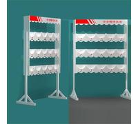 SEVOLY Supporto da Pavimento per elmetto di Sicurezza, espositore per elmetto da Cantiere, Supporto per elmetto da Appendere per la Protezione anticaduta, Ideale per officine, uffici,E