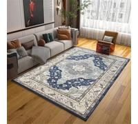 SEVOLY Tappeto riscaldato Elettrico al grafene, Tappetino riscaldante per Pavimenti con Timer, scaldapiedi riscaldato a Riscaldamento rapido, riscaldatore per Interni per Soggiorno,E,50 * 80CM