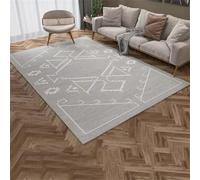 SEVOLY Tappeto riscaldato Elettrico al grafene, Tappetino riscaldante per Pavimenti con Timer, scaldapiedi riscaldato a Riscaldamento rapido, riscaldatore per Interni per Soggiorno,E,100 * 150CM