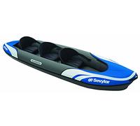 Sevylor Kayak Gonfiabile Hudson, Canoa Canadese 2+1 Persone, Kayak da Mare, 374 x 89 cm