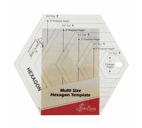 Sew Easy Esagono 1.5 A 5.5 Pollici Tagliare Modello Di Patchwork E Quilting