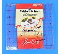 Sew Easy Modello quadrato da 16,5 cm, righello per trapuntatura e patchwork, per cucito, acrilico trasparente antiscivolo