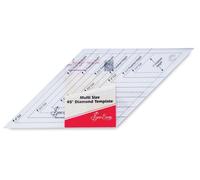 Sew Easy Righello Template A Diamante Multi Taglia 45˚ NL4167