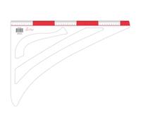 Sew Easy Sagoma quadrata da sarto - Tutte le misure per trapuntatura e patchwork righello per applique cucito, acrilico trasparente antiscivolo