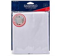 Sew Easy Sashiko Tessuto In Cotone 100% 1M X 1,42M - Colore Bianco