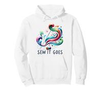 Sew It Goes - Cucito colorato per Amanti del Cucito Felpa con Cappuccio