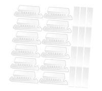 SEWACC 1 set Linguette per File Sospesi PVC Etichette per Organizzazione Documenti per Archiviazione e Classificazione Portatile