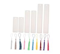 SEWACC 1 set Stampo Silicone per Segnalibri DIY con Ciondoli Colorati e Frange Stampi per Creazioni Epoxy Facili da Usare e per e Decorazioni Fai da Te