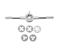 SEWACC 1 set Strumenti per Filettatura Acciaio Inossidabile Kit Completo con Maschi e Chiavi per Riparazioni e Multi e Resistente Alla