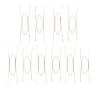 SEWACC 10 pezzi Ganci Appendipiatti da Parete Invisibili in Acciaio per Esposizione Decorativa Molla per Piatti Supporto Sicuro e Stabile per Decorazioni Cucina e Oggetti d Arte