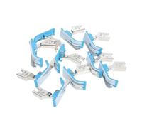 SEWACC 10 Pezzi Piedini per Macchina da Cucire Industriale con Tagliafilo Integrato Piedino Stretto per Macchine ad Ago Singolo Accessori Professionali per Cucito Compatibili con Brother