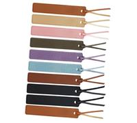 SEWACC 10 Pezzi Segnalibri in PU Resistente e Colorato Mini Dimensioni Portatili Clip Sottile per Pagine per Scuola Ufficio e Casa