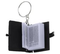 SEWACC 10 Pz Mini Portachiavi Bibbia Vera Bibbia Portachiavi Gesù Portachiavi Piccola Sacra Bibbia Ciondolo Libro Portachiavi Per Battesimo Chiesa Comunione Regali