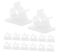 SEWACC 100 pezzi Clip Fermacavi Adesivo Regolabile Nero Portacavo Organizzatore Antigroviglio per e Fili Clip Fermacavo Autoadesive Resistenti e Riutilizzabili per e Scrivania