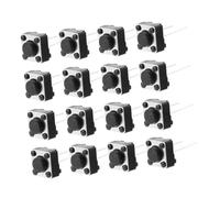 SEWACC 100 Pezzi Interruttori Momentanei a Pressione Plastica Per Pcb 2 Piedini, Pulsanti Micro Verticali Per Dispositivi Elettronici Industriali, Sostituzione e Controllo Touch Leggero