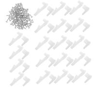 SEWACC 100 set Clips Fissaggio Lampadario LED Fermalampada Spessi Trasparenti per Plafoniera Moderno Accessori Fissaggio Paralume per Lampade da Soffitto