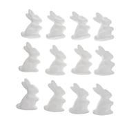 SEWACC 12 Pezzi Coniglietto di Bolle Mini Anatra Giocattoli da Bagno Giocattoli di Peluche Coniglio Mini Anatre Coniglietto di Peluche Coniglietti Accessori Coniglietto Bianca Schiuma