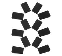 SEWACC 12 Pezzi Cuscinetti Livellatori per Mobili in Plastica Neri Piedini Livellanti Struttura a Cuneo per Tavoli Sedie e Divani Estensori per Pavimenti Irregolari Facile