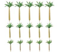 SEWACC 15 alberi di banano modello: piante artificiali per paesaggi in miniatura - piante finte decorative realistiche per l'architettura ferroviaria