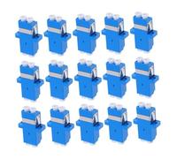SEWACC 15 Pezzi Adattatore Lc Lc per Ottica Monomodale Connettore Flangia per Pannello Patch e Rack Server Compatibile con Connettori Semplici per e Telecomunicazioni