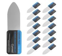 SEWACC 15 Pezzi di spudger Piatto in Metallo: Barra di Leva Morbida e Sottile con Lama in Acciaio per la rimozione della Colla dallo Schermo del Telefono Cellulare