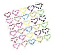 SEWACC 150 Pezzi Graffette Decorative Clip Metalliche Colorate per Ufficio e Scuola Clip Pratiche per Organizzazione Documenti e Segnalibri Carini