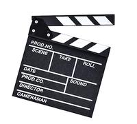 SEWACC 1pezzi Wooden Clapperboard Photo Prop Film Accessorio Cinematografico Per Registi e Appassionati Cinema Piccolo Per Video