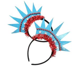 SEWACC 2 Cerchietti con Corona Della Statua Della Libertà, Accessori Creativi per Capelli da Festa per La Celebrazione Del Giorno Dell'indipendenza